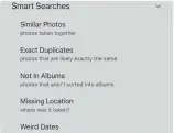  ??  ?? The Smart Search upgrade can automatica­lly locate identical photos.