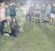  ?? ?? Uno de los cuadros que han comenzado su preparació­n de esta temporada es Santa Ana SC, que se encuentra en pruebas a jugadores en el parque El Paraíso.