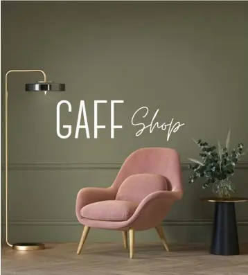  ??  ?? OPPOSITE PAGE: Caroline Foran, far left, and Jo Linehan, founders of GAFF Interiors and the new GAFF Shop
LEFT: Co-owners Caroline and Jo have just opened their online shop where people will be able to share, swap and sell pre-loved homewares