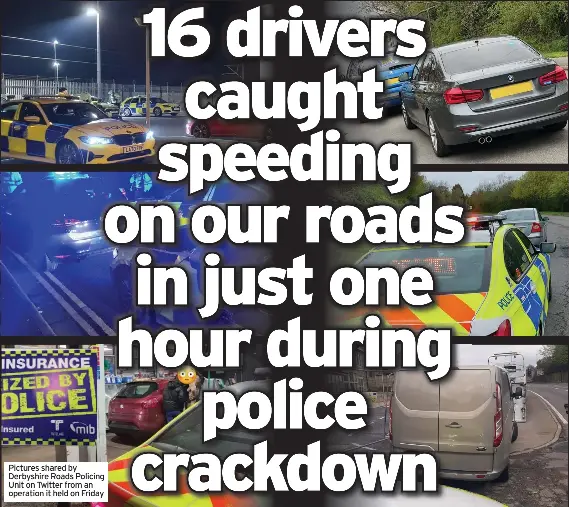16 drivers caught speeding on our roads in just one hour during police ...