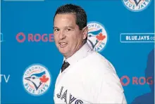  ?? ANDREW FRANCIS WALLACE TORONTO STAR ?? New Blue Jays manager Charlie Montoyo appears at a media event in Toronto on Monday. He said he’s “elated” to join the team.
