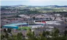  ??  ?? A view of Dens Park and Tannadice Park in Dundee. Photograph: Ross McDairmant/ Alamy