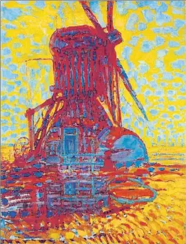  ??  ?? Moulin dans la clarté du soleil, 1911, de Mondrian