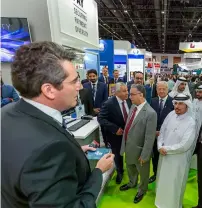  ??  ?? Visitors at Seamless Middle East 2017 conference in Dubai.