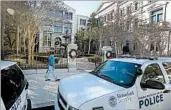  ?? GRACE BEAHM/THE (CHARLESTON, S.C.) POST AND COURIER ?? Homeland Security patrols outside the courthouse during Dylann Roof ’s trial on Wednesday in Charleston, S.C.