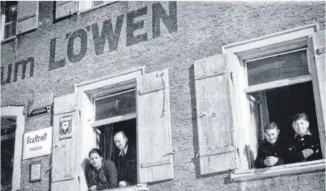  ?? FOTO: PRIVAT/RALF PFRÜNDER ?? 50 Jahre ist es inziwschen her, dass das Gasthaus „Löwen“seine Pforten geschlosse­n hat.