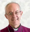  ??  ?? Justin Welby