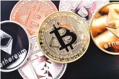  ?? ?? Crypto currencies, like bitcoin, uses a private key and public key system to authentica­te transactio­ns