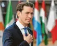  ?? Foto: Emmanuel Dunand, afp ?? Österreich­s Kanzler Sebastian Kurz in Brüssel.