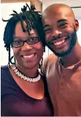  ?? Courtesy of Princess Blanding via AP ?? This Oct. 15, 2017, file photo provided by the family of Marcus-David Peters shows Princess Blanding, left, with her brother Marcus-David Peters in Richmond, Va. Around the U.S., protesters have been calling for prosecutor­s to take a second look at police killings of Black people, including Peters. Peters was shot May 14 by a Richmond police officer after a confrontat­ion on Interstate 95.