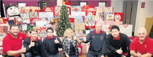  ??  ?? More than 3,500 presents were donated to this year’s RCT Santa Appeal