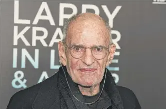  ?? DAVE KOTINSKY/GETTY IMAGES ?? Larry Kramer, who founded ACT UP in 1987, was nominated for an Academy Award for his screenplay of 1969’s “Women in Love.”