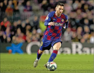  ??  ?? Bij Lionel Messi staat de teller op 697 doelpunten en 289 assist. (Foto: Goal)