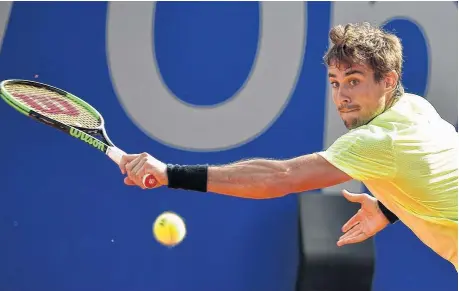  ?? FOTOS: AFP Y REUTERS ?? con sus armas, coronar su gran semana, en la que ganó 6 partidos en fila y eliminó a un top 30 (Fognini).