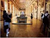  ??  ?? After four months of virus-imposed inactivity, the Louvre Museum, the world’s most-visited museum, is about to reopen tomorrow. — Ti Gong