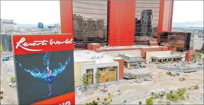  ?? Michael Quine Las Vegas Review-journal @Vegas88s ?? Resorts World Las Vegas will become the first new Strip property to open in more than a decade on June 24.