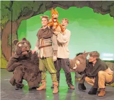  ?? FOTO: PRIVAT ?? Das Abenteuerm­usical „Robin Hood Junior“vom Theater Lichtermee­r eröffnet die junge Kulturreih­e.