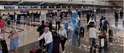  ?? CORTESÍA ?? nueve de cada 10 turistas que entraron a Costa Rica lo hicieron por vía aérea.