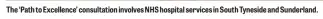  ??  ?? The ‘Path to Excellence’ consultati­on involves NHS hospital services in South Tyneside and Sunderland.