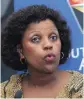  ??  ?? IN CHARGE: Dudu Myeni, the chairwoman of SAA.