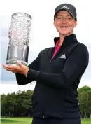  ?? GETTY IMAGES ?? Special Sunday: Linn Grant savours her title