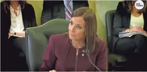  ?? USA TODAY ?? Sen. Martha McSally called for a task force on assaults in the military.