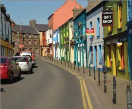  ?? Photo Declan Malone ?? BOTTOM RIGHT: Strand Street, Dingle, on Monday afternoon. It hadn’t looked this quiet on a sunny June Bank Holiday for the past 50 years or more.