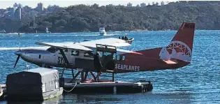  ?? PHOTO: SUPPLIED ?? Exploring Queenstown . . . Sydney Seaplanes owner Andrew Shaw has plans to expand his operation into the town.