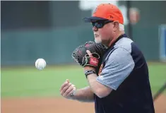  ??  ?? Detroit Tigers manager Ron Gardenhire said he acknowledg­es the risk of playing during a pandemic, but he hopes that people will follow league protocols to minimize that risk.