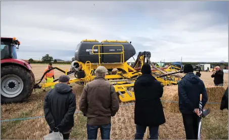  ?? Ref:RH28092214­9 ?? PLENTY TO see at Tillage-Live, including this latest Bednar seeding unit