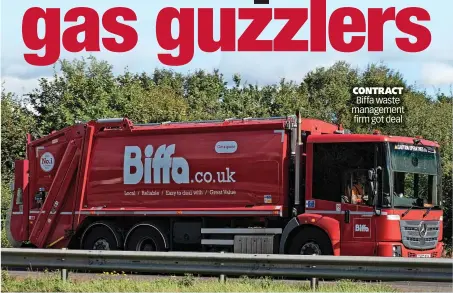  ?? ?? CONTRACT Biffa waste management firm got deal