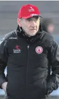  ??  ?? Crunch time: Mickey Harte knows Tyrone need to step up