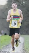  ??  ?? Matt Middleton was the first Scarboroug­h runner back at the Helmsley 10k event