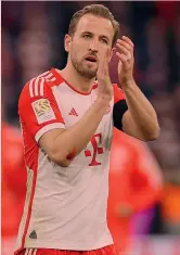  ?? GETTY ?? Capitano inglese
Harry Kane, 30 anni, attaccante del Bayern e capitano della nazionale inglese, ha segnato una doppietta al Lipsia