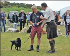  ??  ?? Dog show: There was an open dog show in the afternoon. 21_ F25 road to the isles 11