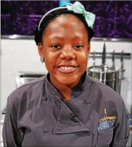  ?? SUBMITTED PHOTO – FOOD NETWORK ?? Chef Tavia Isaac of Chester will make an encore appearance on Food Network’s Chopped Junior 8 p.m. Tuesday, May 30, going up against 15 other champion young chefs in a five-week competitio­n.