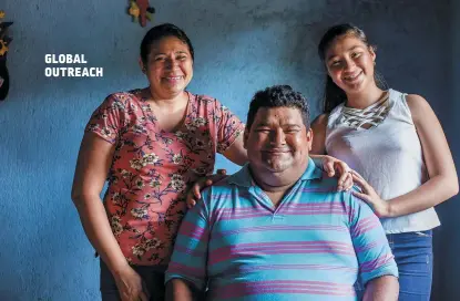  ??  ?? When 12-year-old Mitayli’s father was hospitaliz­ed for Covid-19 in Nicaragua, Compassion’s local church partner stood in the gap. They called every day to check in and pray, and increased food package deliveries.