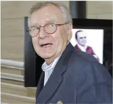  ??  ?? In a Sept. 5, 2007, file photo, Bill Daily arrives for TV Land’s 35th anniversar­y tribute to “The Bob Newhart Show,” Wednesday, in Beverly Hills. AP PHOTO/MARK J. TERRILL