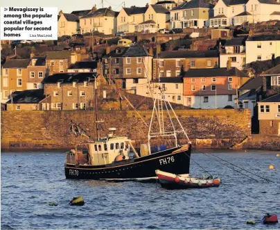  ?? Lisa MacLeod ?? Mevagissey is among the popular coastal villages popular for second homes