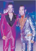  ??  ?? Fonsi y Ozuna coincidier­on en una de las galas.