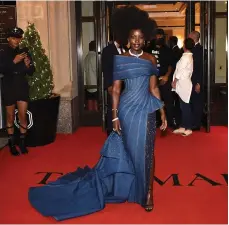  ?? The Mark ?? Lupita Nyong’o leaves The Mark Hotel for the Met Gala