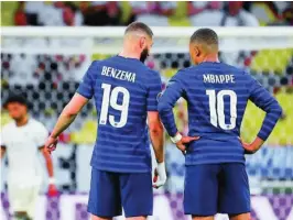  ?? EFE ?? Benzema regresó a Francia para jugar junto a Mbappé