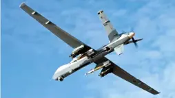  ??  ?? MQ-9“收割者”无人机共有6个武器挂­架