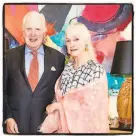  ?? Drew Altizer / Drew Altizer Photograph­y ?? Clarke and Elizabeth Swanson at the launch of their daughter’s Veronica Beard boutique.