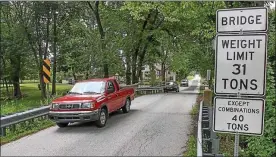  ?? MEDIANEWS GROUP FILE PHOTO ?? The current Congo Road bridge over Middle Creek in Douglass (Mont.) will be replaced with a new span.