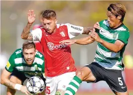  ?? ?? Braga-Sporting teve o menor tempo útil da primeira jornada