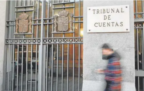  ?? // GUILLERMO NAVARRO ?? Sede del Tribunal de Cuentas en Madrid, donde se sigue la causa sobre los gastos del ‘procés’