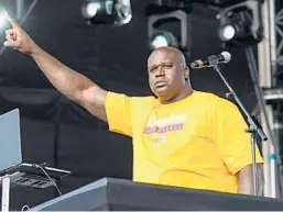  ?? SUN SENTINEL FILE ?? Shaquille O’Neal’s music festival will include Pitbull, Diddy, Tiësto, Diplo, Carnage, DaBaby and DJ Diesel (Shaq’s alter ego).