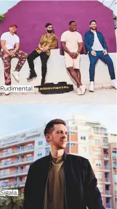  ?? Photos supplied ?? Rudimental. Sigala.