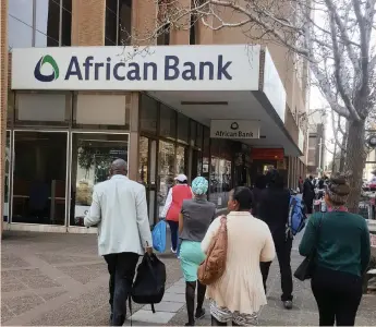  ?? African News Agency (ANA) ?? AFRICAN Bank returned to profit last year and reported that operating profit had declined significan­tly in 2016 owing to lower gains on bond buybacks. | SIMPHIWE MBOKAZI